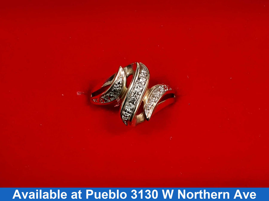 Women's Ring - Yellow Gold 10k (.417) 2.7 grams Size 7