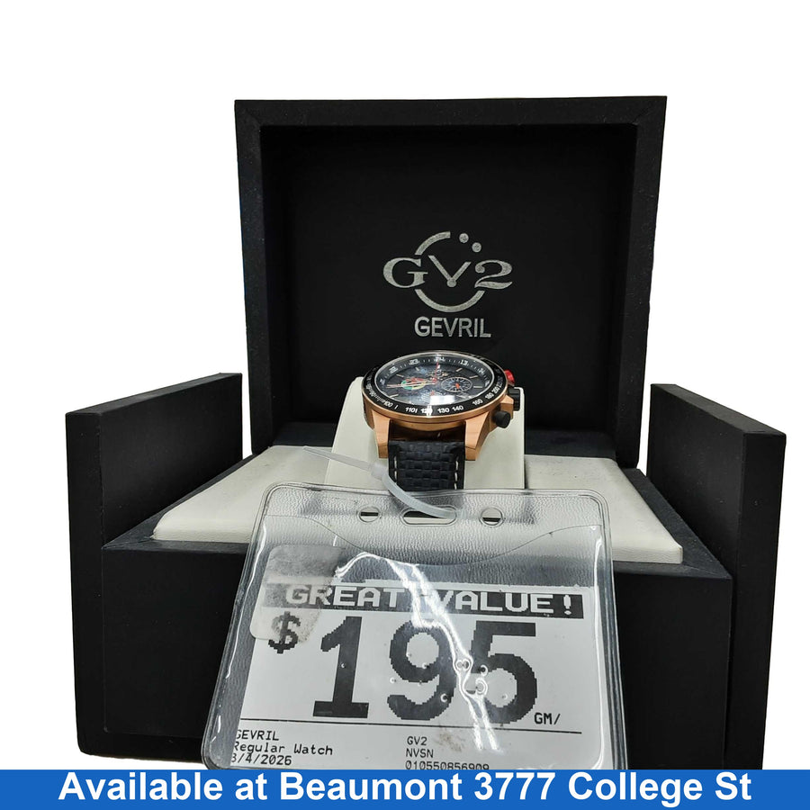 Gevril Gv2 Black Regular Watch