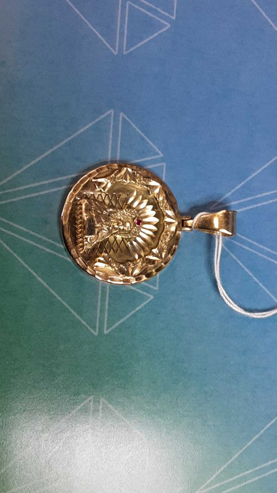 Religious Pendant - Yellow Gold 14k (.585) 11.6 grams