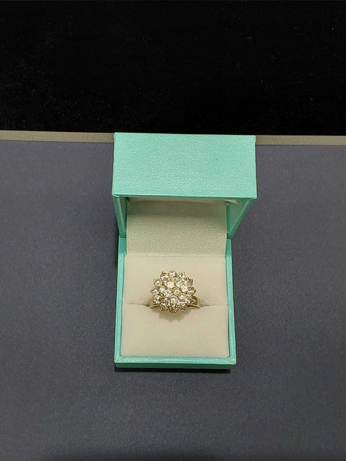 Women's Ring - Yellow Gold 10k (.417) 6.6 grams Size 7