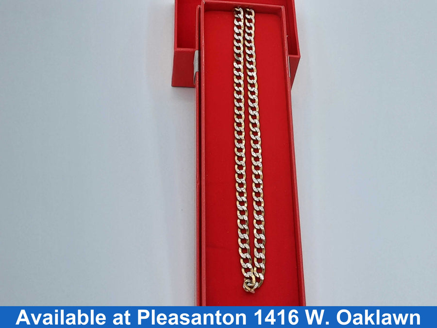 Cuban Link Chain - Yellow Gold 10k (.417) 14.8 grams 14 inch