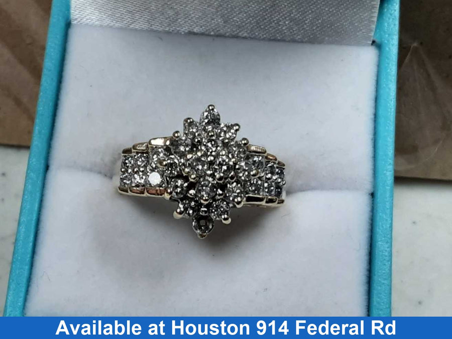 Women's Ring - Yellow Gold 10k (.417) 4.9 grams Size 8