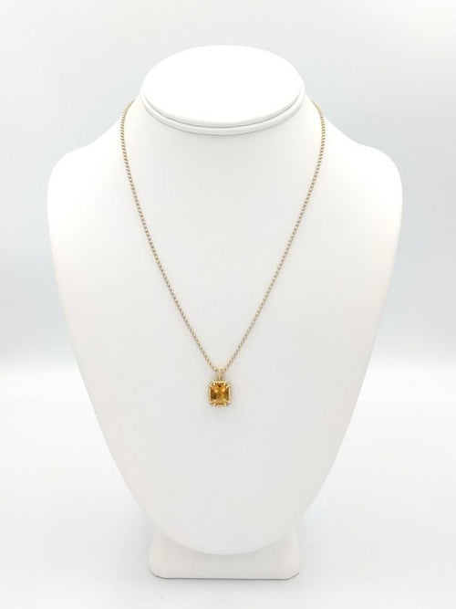 Diamond Pendant - Yellow Gold 14k (.585) 7.8 grams