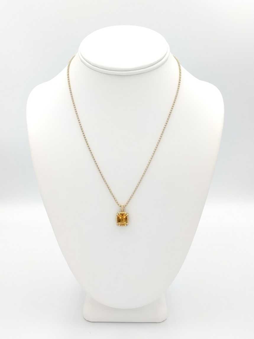 Diamond Pendant - Yellow Gold 14k (.585) 7.8 grams