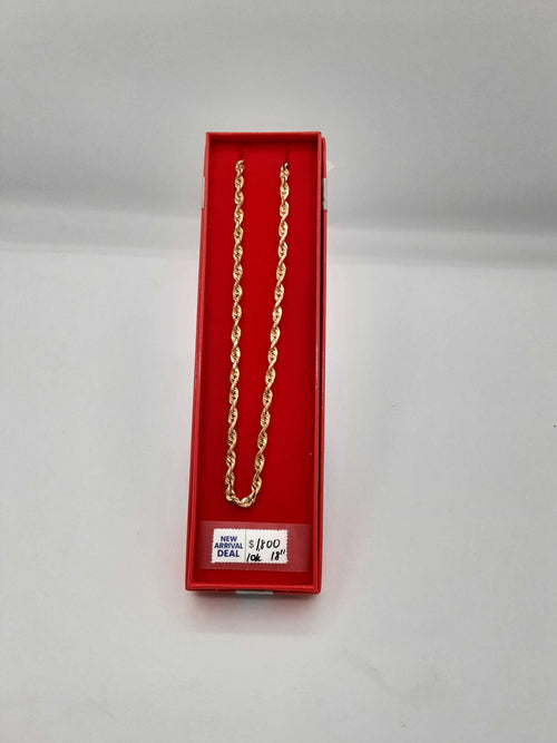 Rope Chain - Yellow Gold 10k (.417) 19.7 grams 22 inch