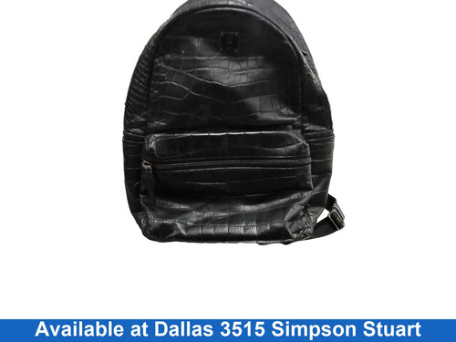 Mcm U0310 Black Backpack / Briefcase / Bag
