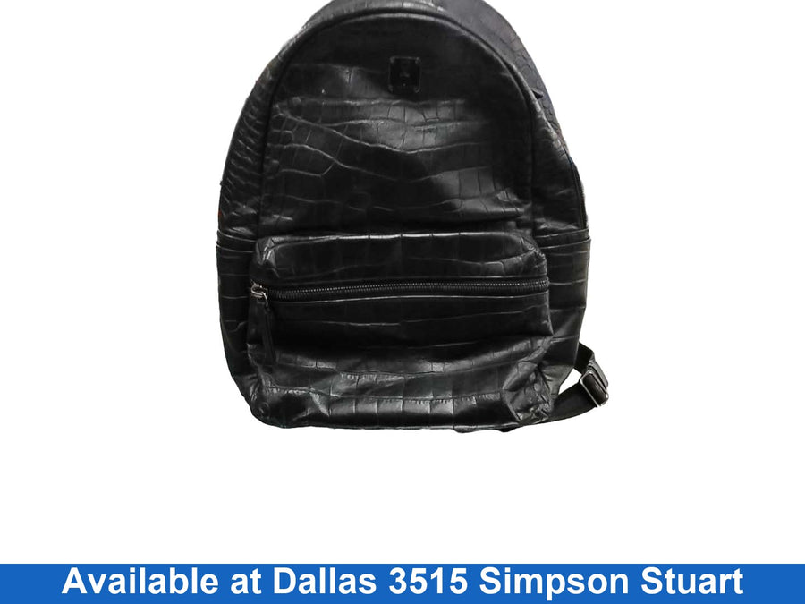 Mcm U0310 Black Backpack / Briefcase / Bag