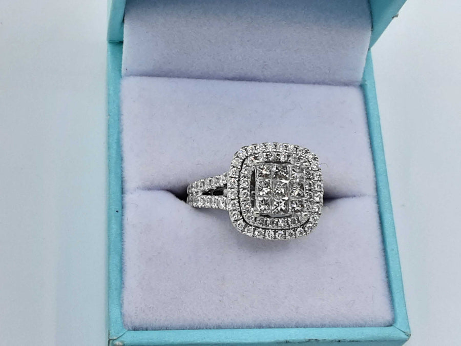 Women's Ring - White Gold 14k (.585) 6.5 grams Size 7