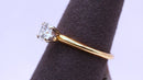 Women's Ring - Solitaire - Yellow Gold 14k (.585) 1.9 grams Size 8