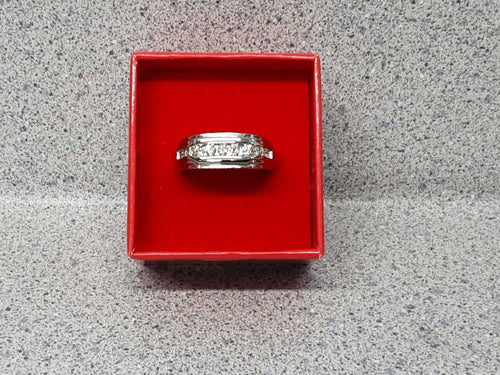 Ring - Wedding Band - White Gold 10k (.417) 7.6 grams Size 9.5