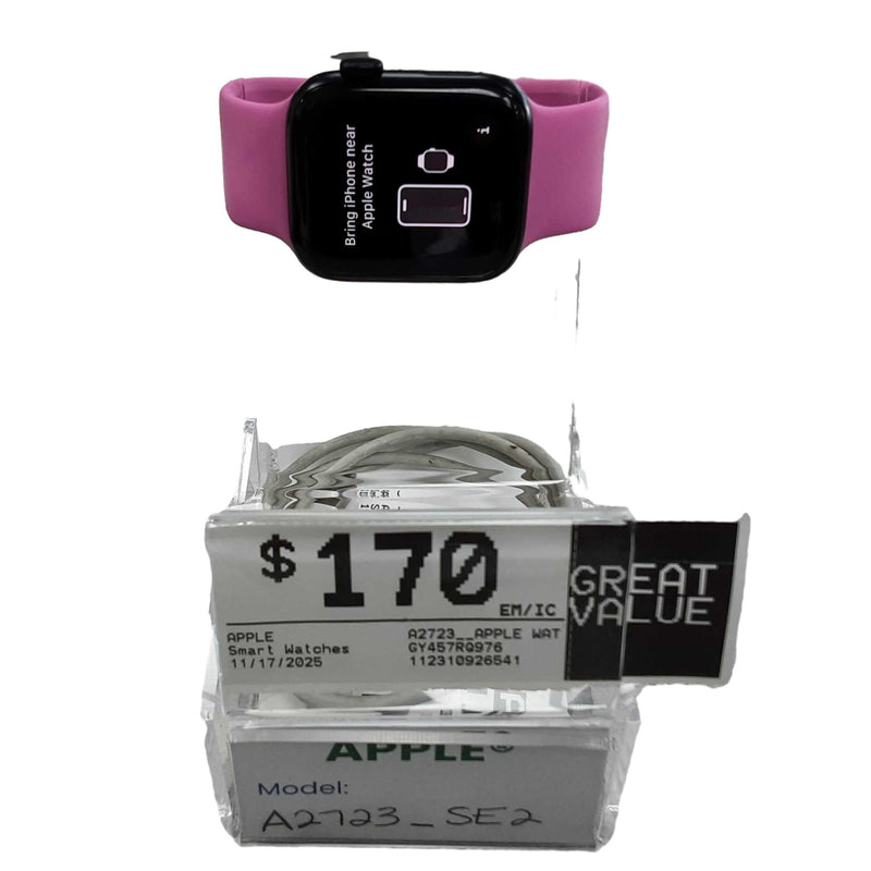 Apple A2723__apple Watch Se 2 Black Smart Watch