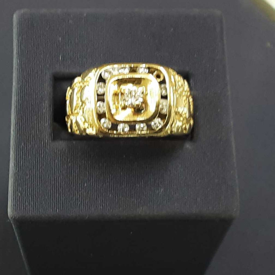 Men's Ring - Yellow Gold 14k (.585) 10.3 grams Size 9