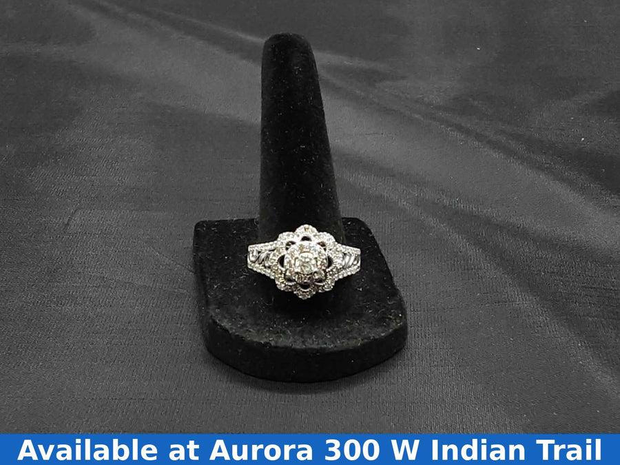 Women's Ring - White Gold 14k (.585) 5.9 grams Size 10