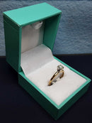 Women's Ring - Solitaire - Yellow Gold 14k (.585) 2 grams Size 7