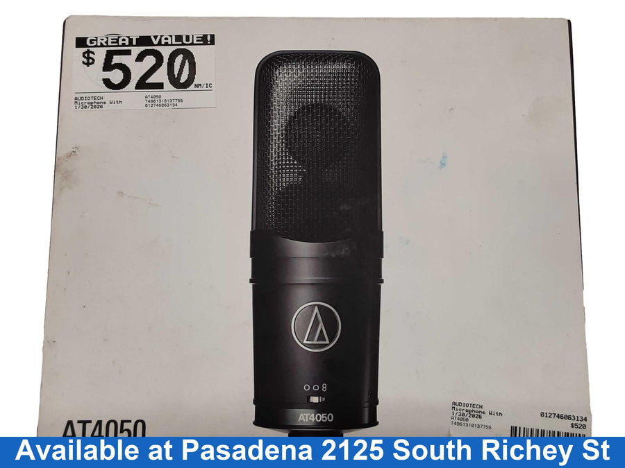 Audiotech At4050 Black Corded Microphone