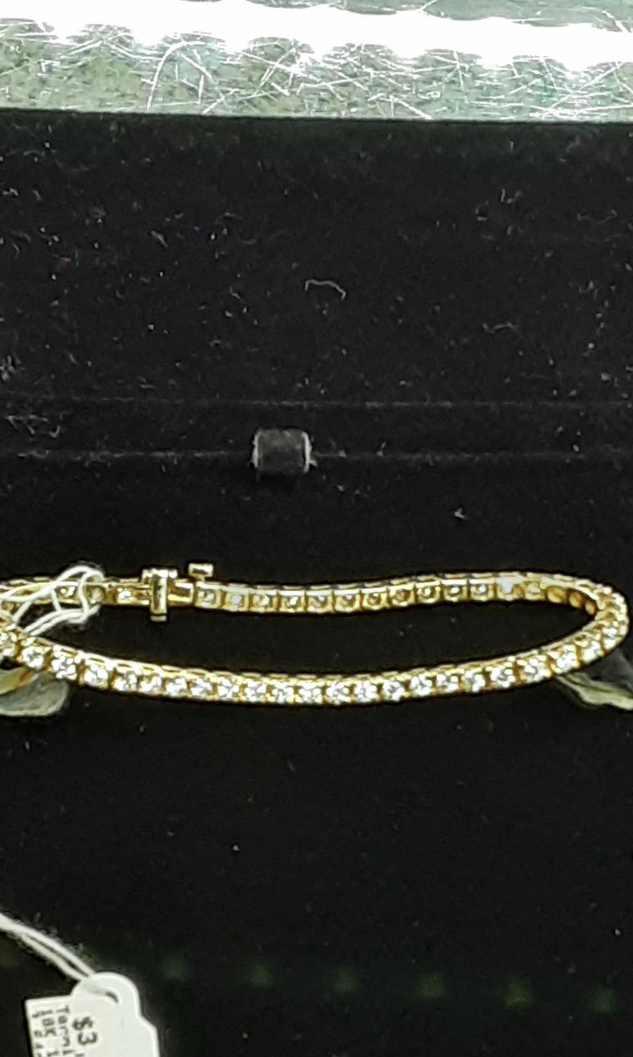 Tennis Bracelet - Yellow Gold 18k (.750) 11.9 grams 7 inch