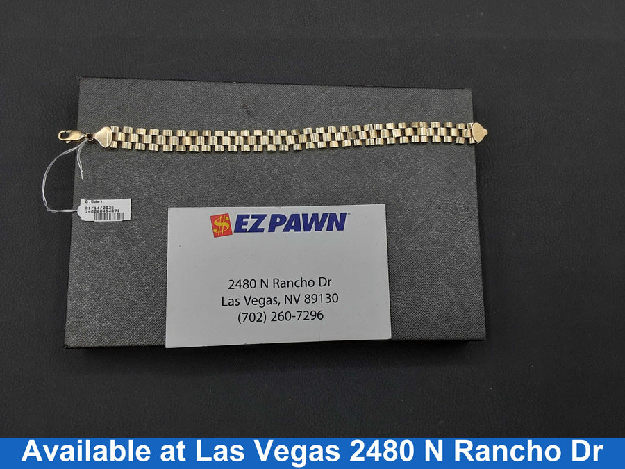 Bracelet - Yellow Gold 10k (.417) 12.7 grams 8 inch