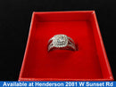 Ring - Wedding Set - White Gold 14k (.585) 5.6 grams Size 7