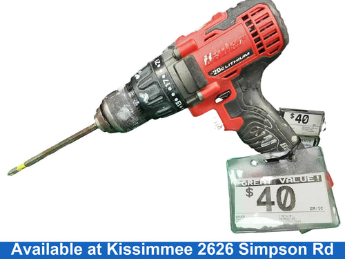 Bauer 1791c-b1 Red Cordless Standard Drill