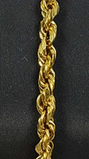 Rope Bracelet - Yellow Gold 14k (.585) 4.9 grams 9 inch