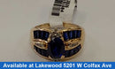 Women's Ring - Yellow Gold 10k (.417) 4.8 grams Size 6.5