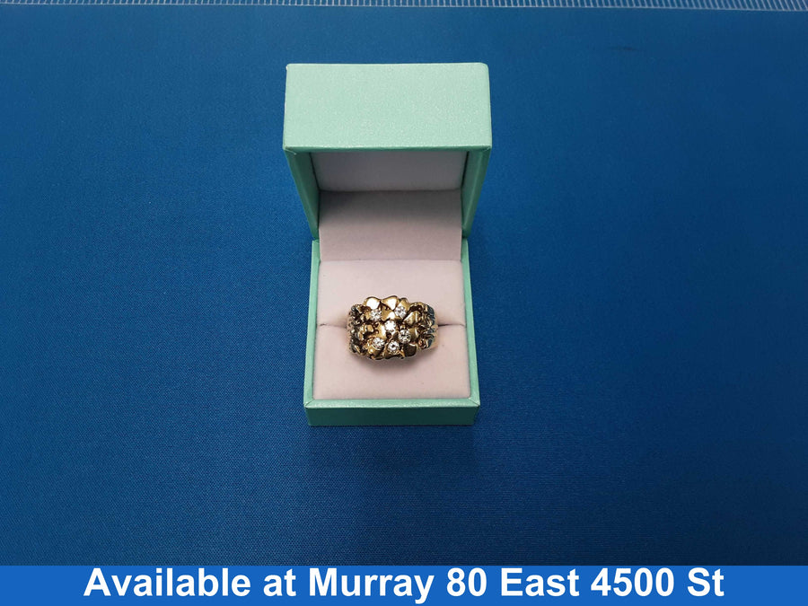 Men's Ring - Yellow Gold 10k (.417) 16.2 grams Size 8