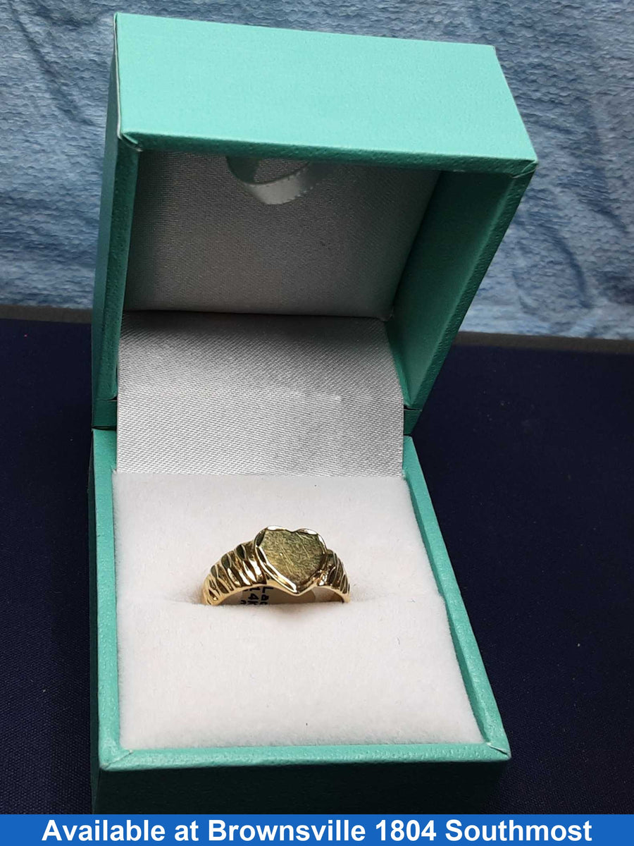 Women's Ring - Yellow Gold 14k (.585) 3.3 grams Size 6