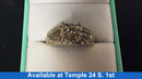 Ring - Engagement Set - White Gold 14k (.585) 5 grams Size 7