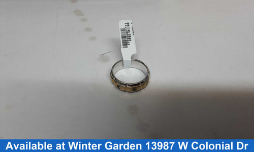 Ring - Wedding Band - Yellow Gold 14k (.585) 9.8 grams Size 10