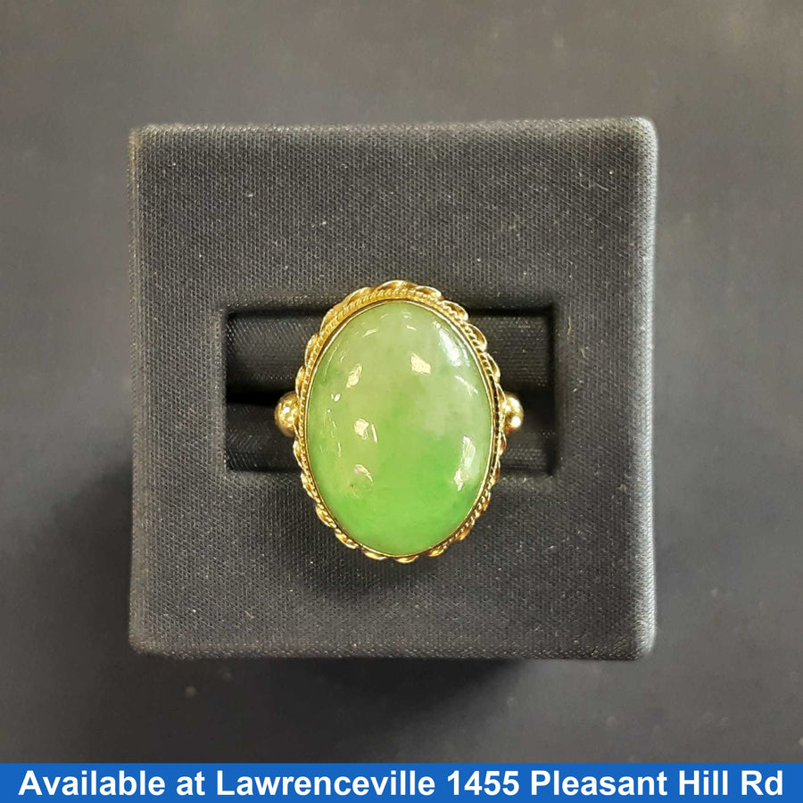 Women's Ring - Yellow Gold 14k (.585) 5.8 grams Size 20