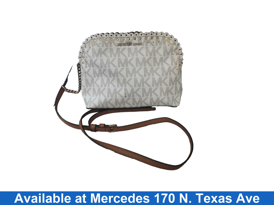 Michael Kors Ac-1704 White Purse / Handbag