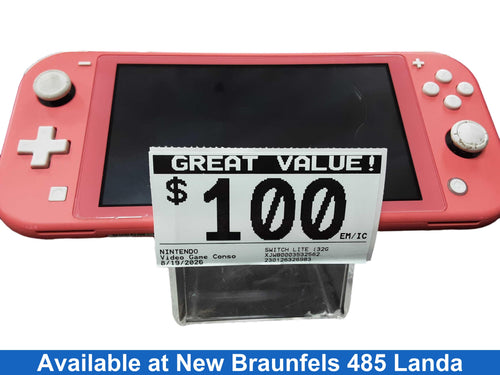 Nintendo Switch Lite (32gb) 32 Gb Pink Video Game Console