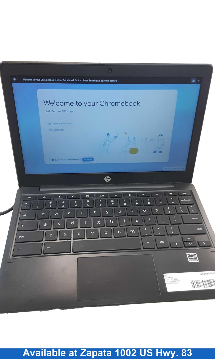 Hp 11a-na0035nr Intel Celeron 4 Gb 32 Gb Gray Laptop