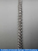 Tennis Bracelet - White Gold 10k (.417) 12.9 grams 7 inch