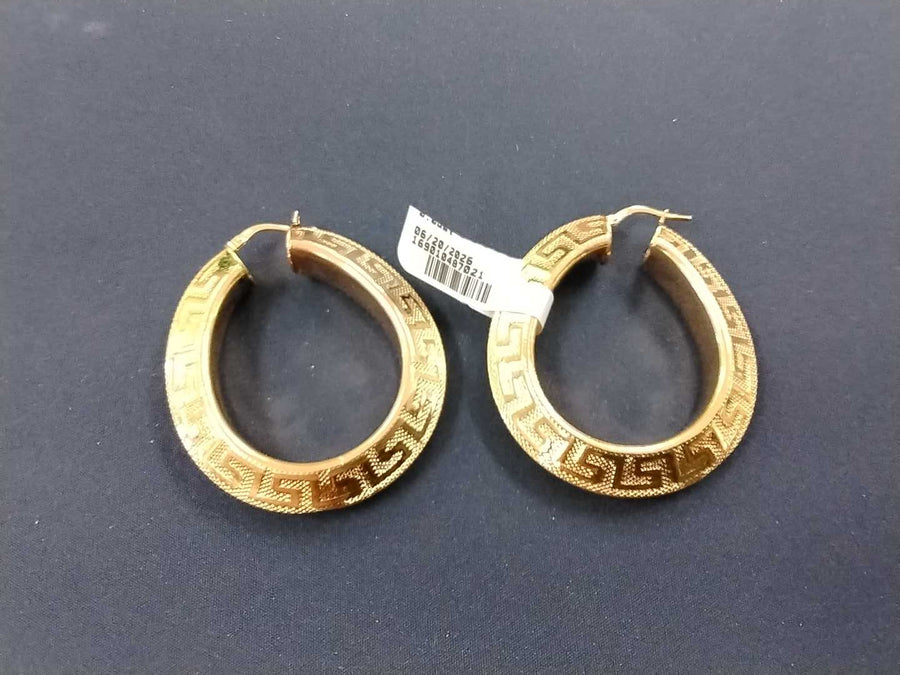 Bangle Earrings - Yellow Gold 18k (.750) 8.6 grams