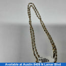 Chain - Tricolor Gold 10k (.417) 4 grams 20 inch