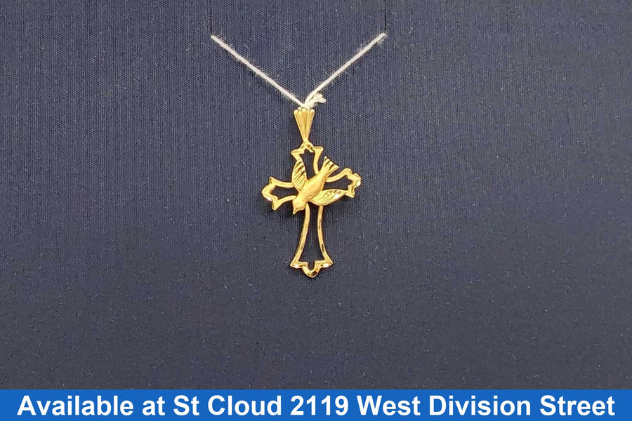 Religious Pendant - Yellow Gold 14k (.585) 1.399 grams