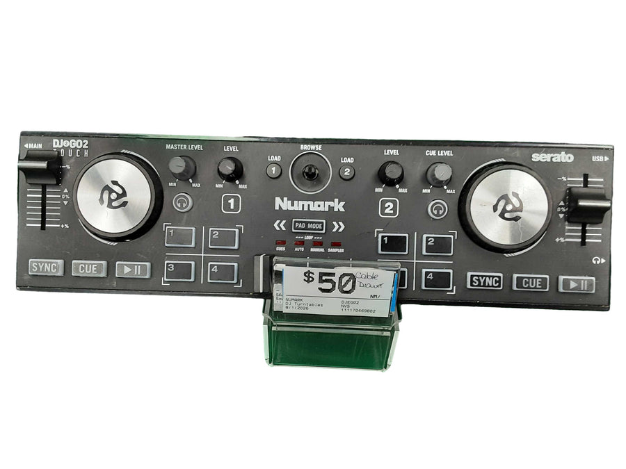 Numark Djeg02 Black DJ Turntable
