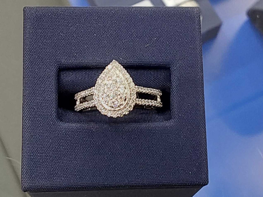 Ring - Wedding Set - Silver 3.1 grams Size 20