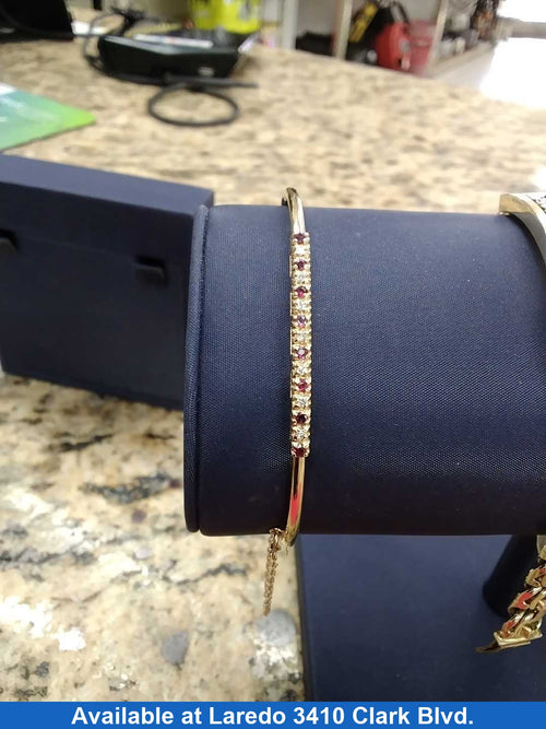 Bangle Bracelet - Yellow Gold 10k (.417) 4.9 grams 6 inch