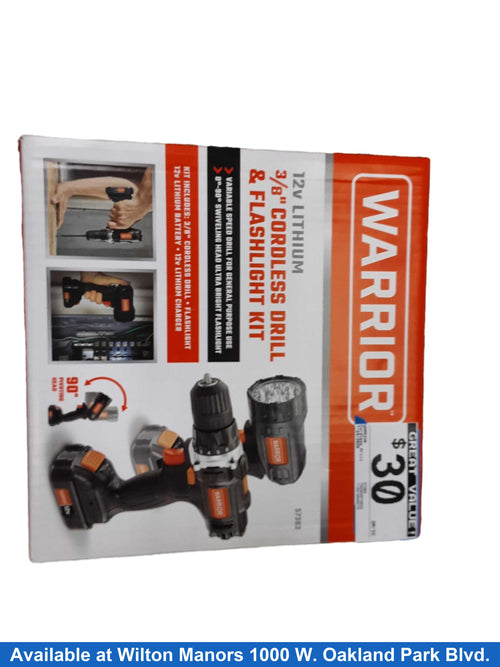 Warrior 57383 Black Cordless Standard Drill