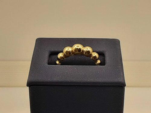 Women's Ring - Yellow Gold 18k (.750) 3 grams Size 7
