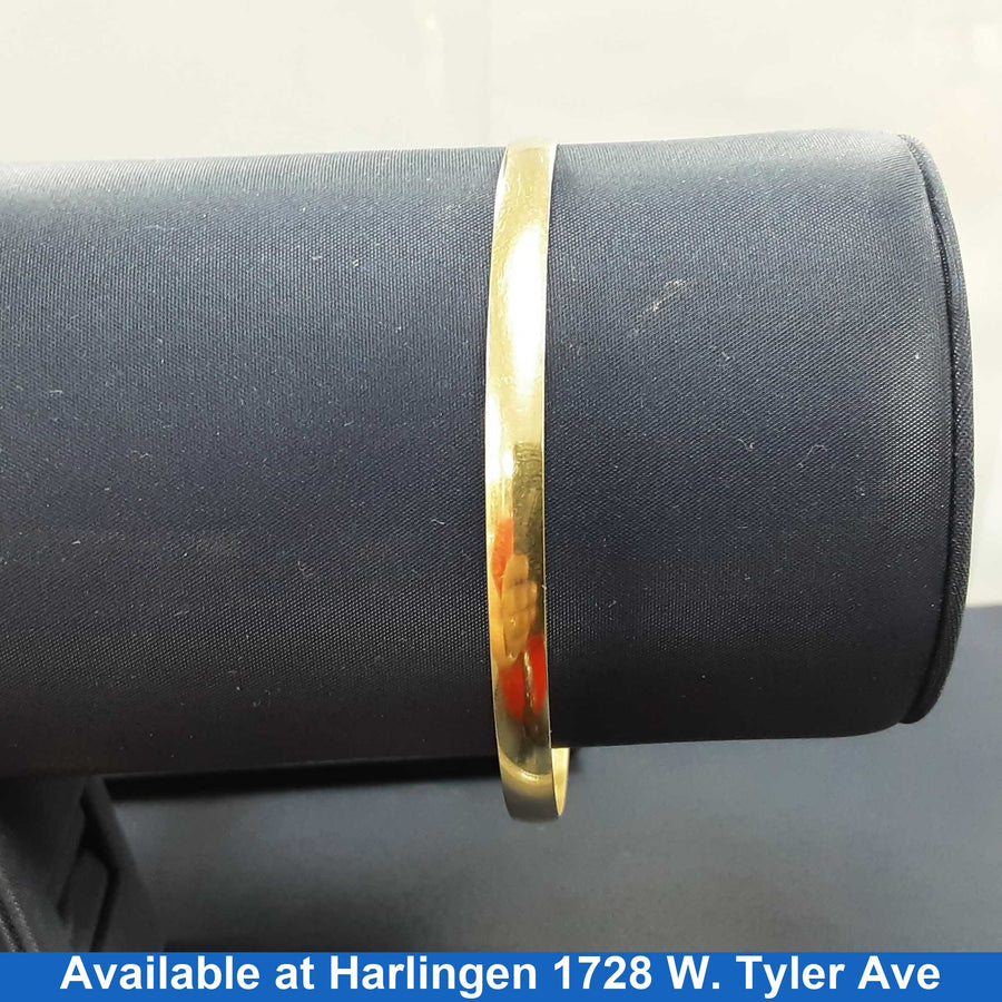 Bangle Bracelet - Yellow Gold 14k (.585) 11.5 grams 6 inch