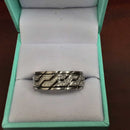 Ring - Wedding Band - White Gold 10k (.417) 8.5 grams Size 11.5