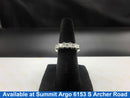 Ring - Wedding Band - White Gold 14k (.585) 3.8 grams Size 3.5
