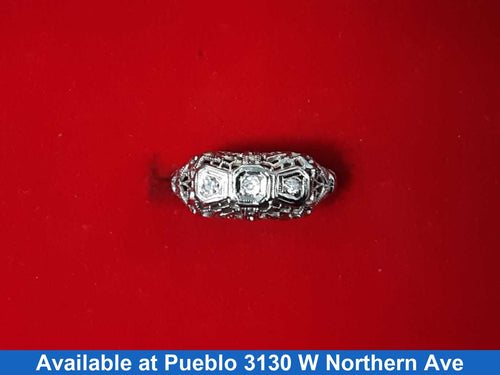 Women's Ring - White Gold 14k (.585) 2.6 grams Size 6