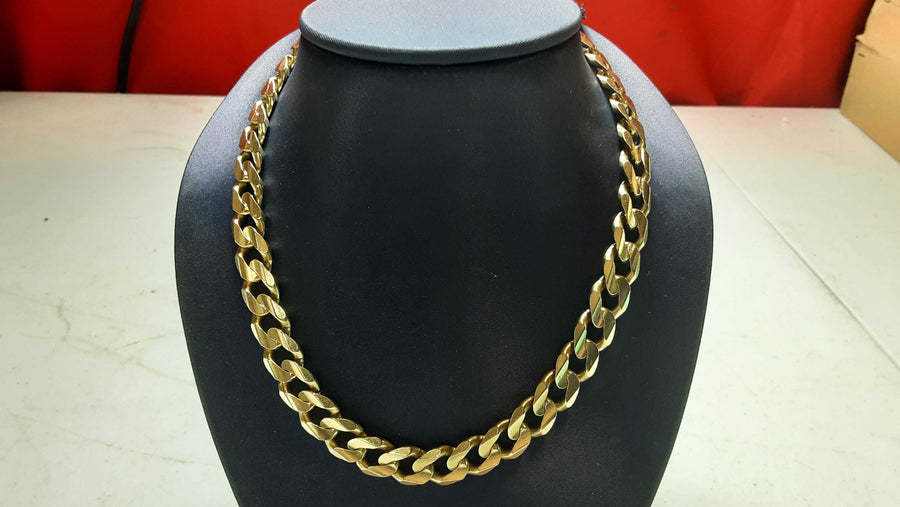 Cuban Link Chain - Yellow Gold 14k (.585) 104 grams 24 inch