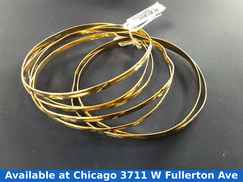 Bangle Bracelet - Yellow Gold 14k (.585) 36.8 grams 8 inch