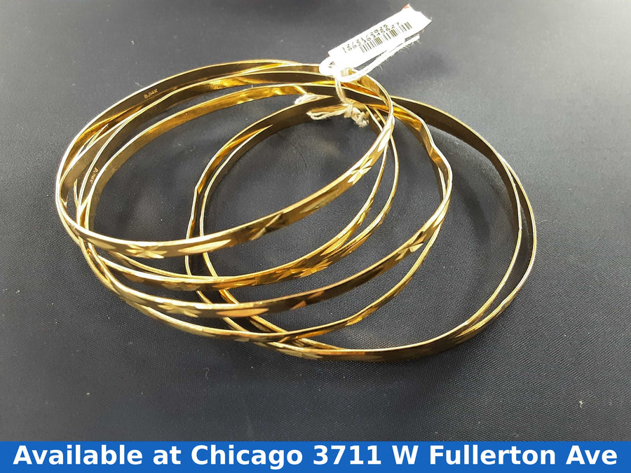 Bangle Bracelet - Yellow Gold 14k (.585) 36.8 grams 8 inch