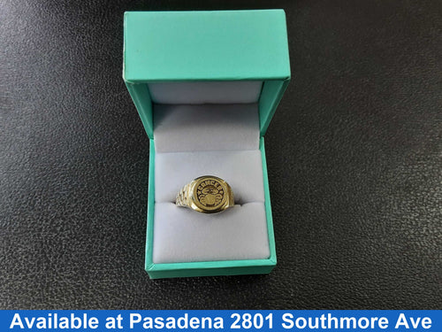 Men's Ring - Yellow Gold 10k (.417) 4.1 grams Size 10.5